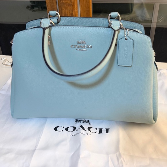 🌸 NEW 🌸 Tiffany Blue Coach Lillie Satchel/Crossbody